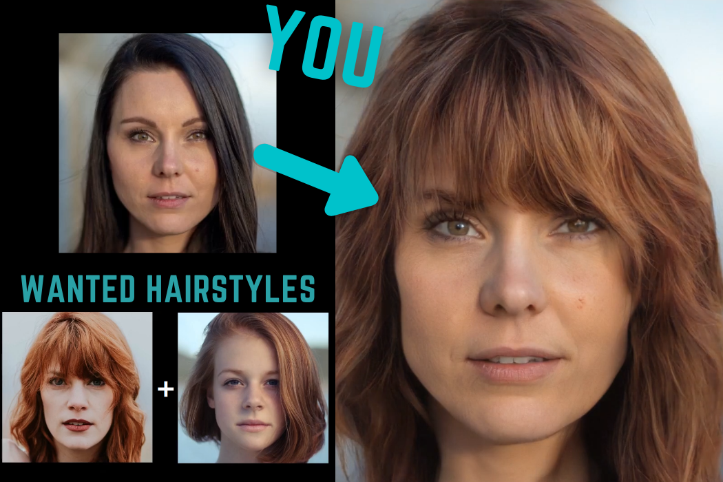 I built a web app that lets you preview what you'd look like with different  hairstyles, using AI. Giving away (limited) free previews to people willing  to test it out this weekend.