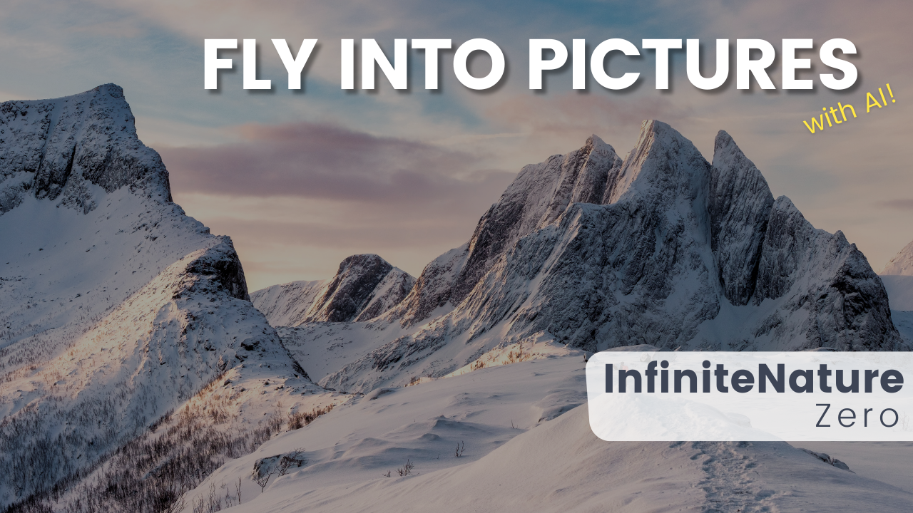 InfiniteNature-Zero: Fly Into Your Pictures With AI!