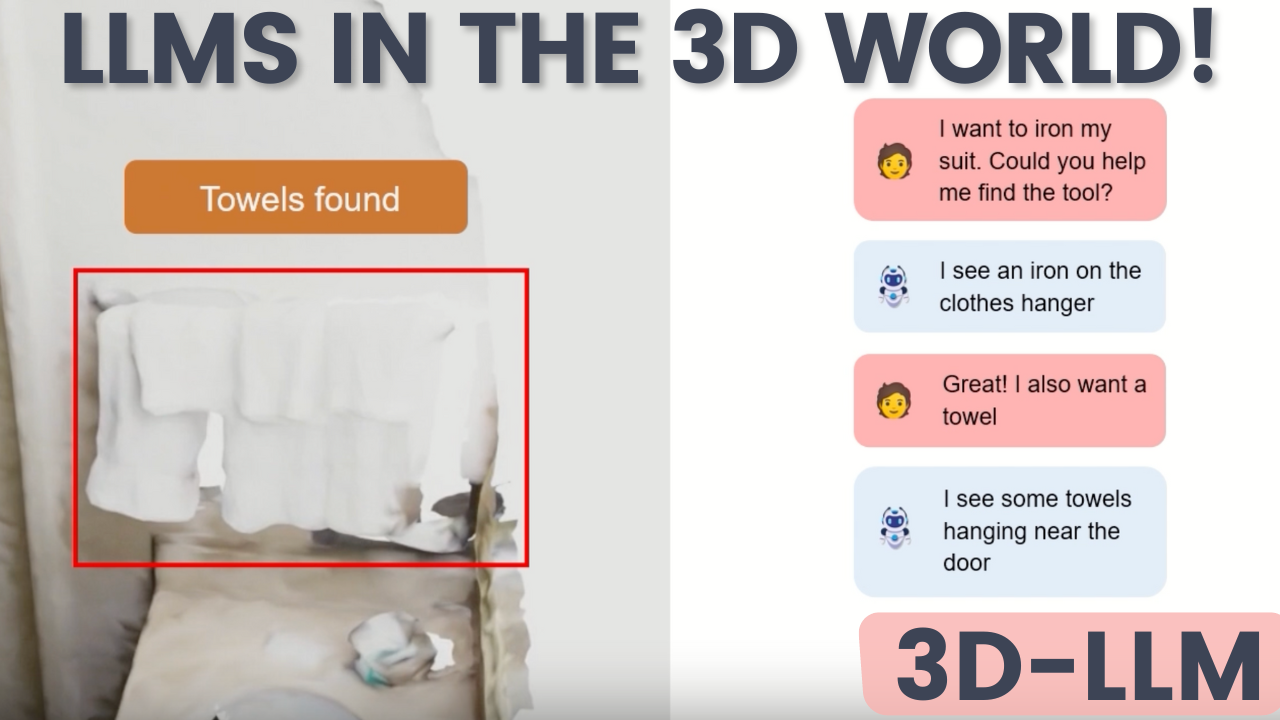 Large Language Models Enter the 3D World!