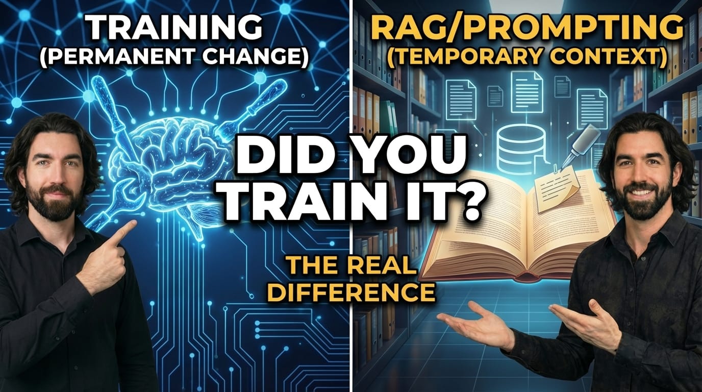 Why RAG Is Not Training Your AI