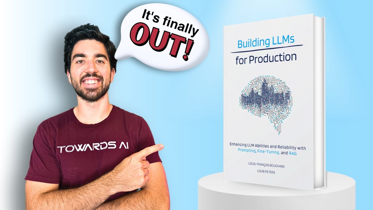 Louis introducing Building LLMs for Production in his 2024 book-launch video
