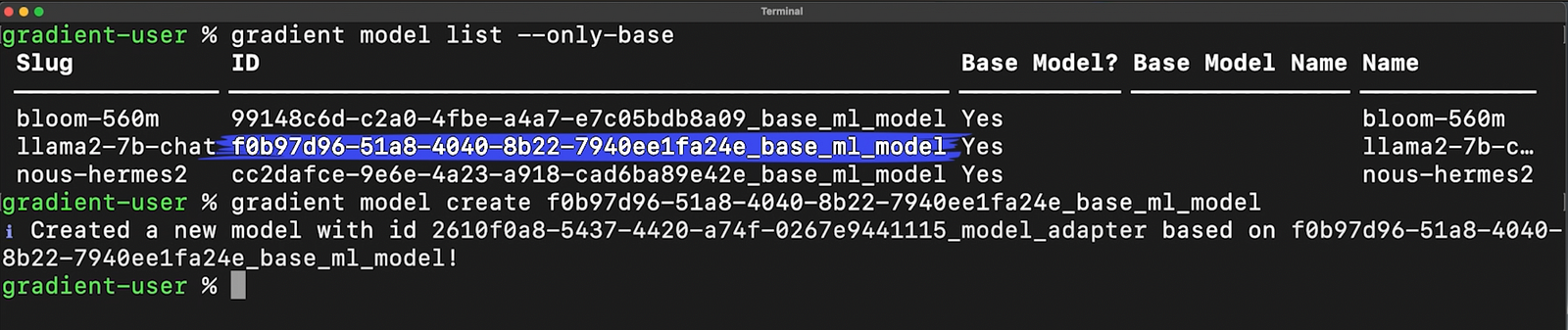 Visual example from Adapting LLMs to do specific tasks!