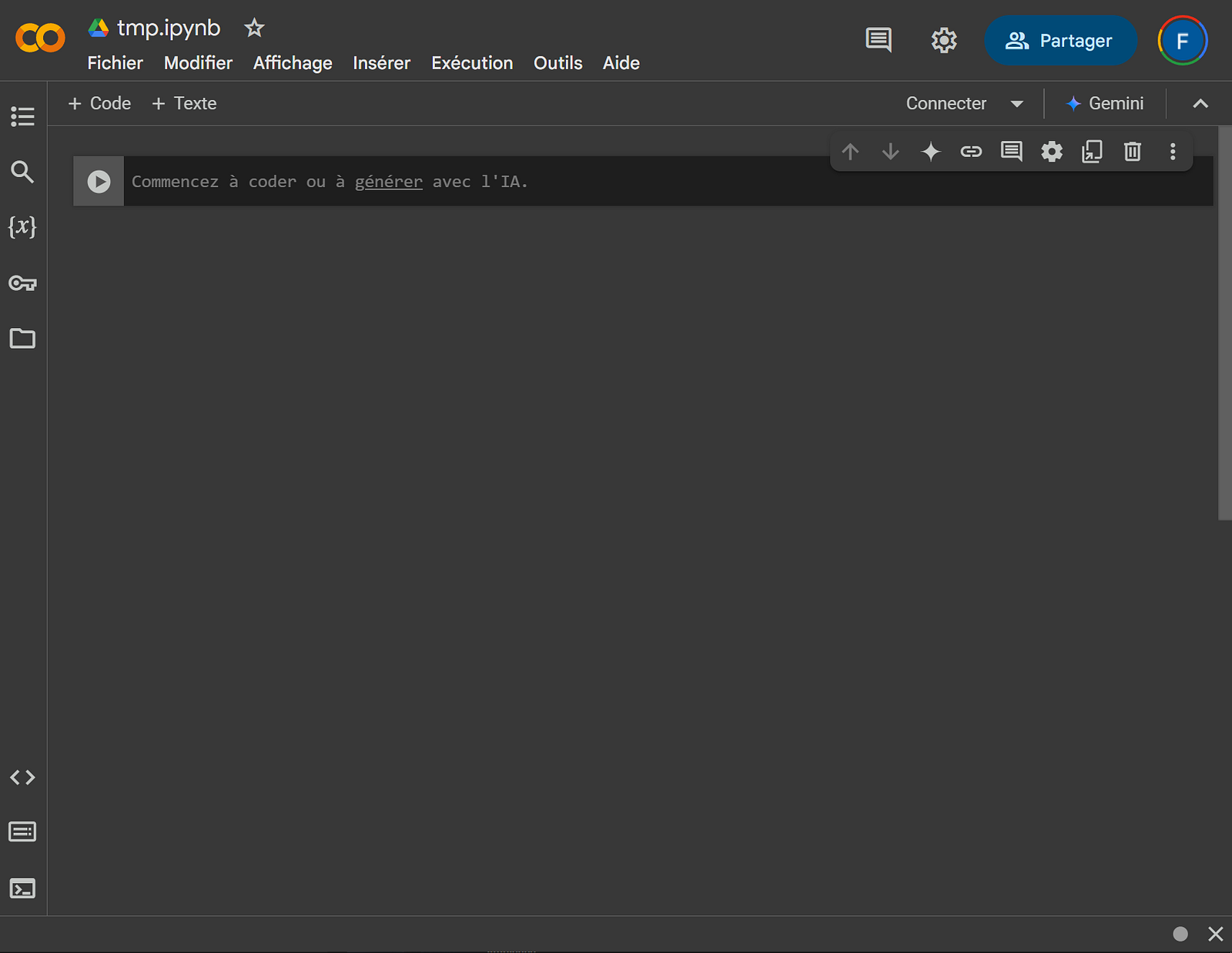Exemple visuel tiré d’Une introduction à Colab et Jupyter pour les débutants