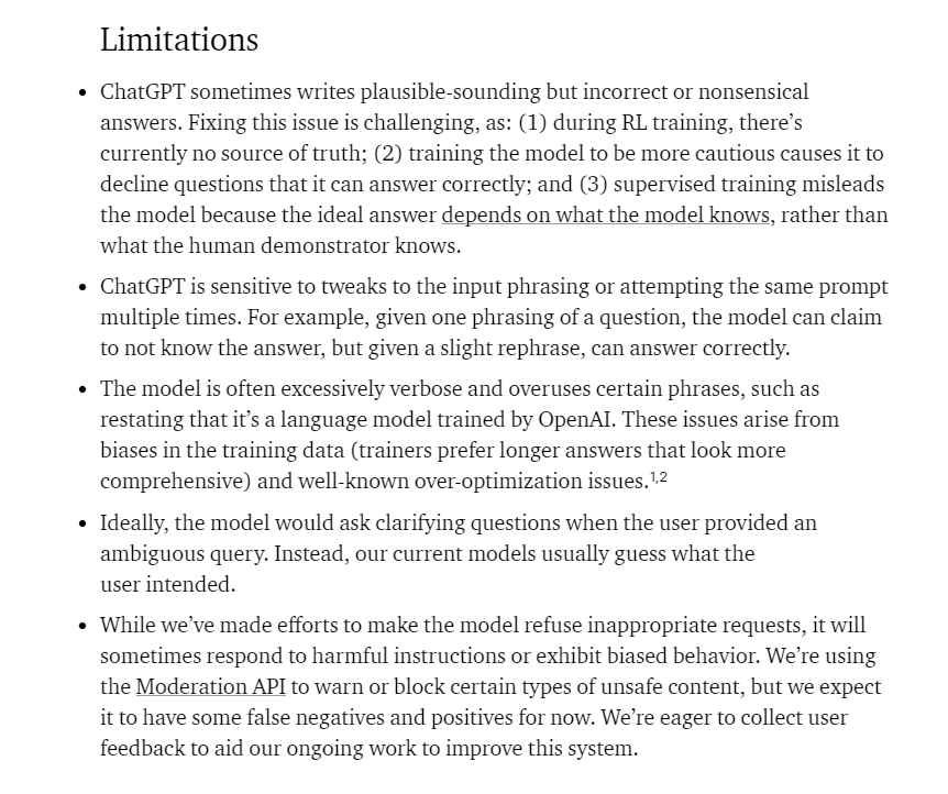 Visual example from What is ChatGPT?