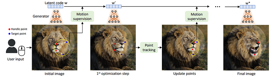 Exemple visuel de l’article « Manipulez des images avec votre souris ! Drag Your GAN expliqué »