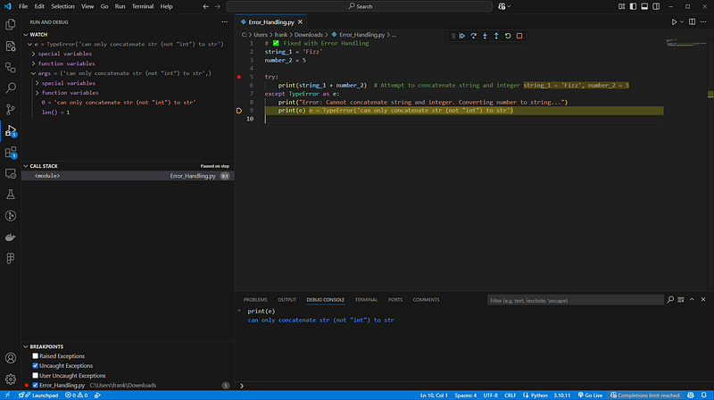 Exemple visuel tiré de Les bases de Python et les concepts d’informatique