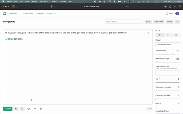 Visual example from Prompting Explained: How to talk to ChatGPT