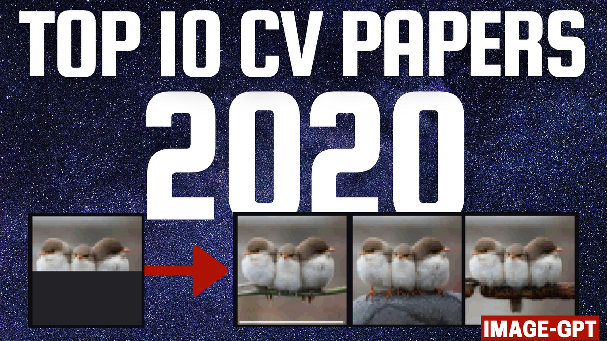 Exemple visuel de 2020 : une année remplie d’articles d’IA fascinants, une rétrospective