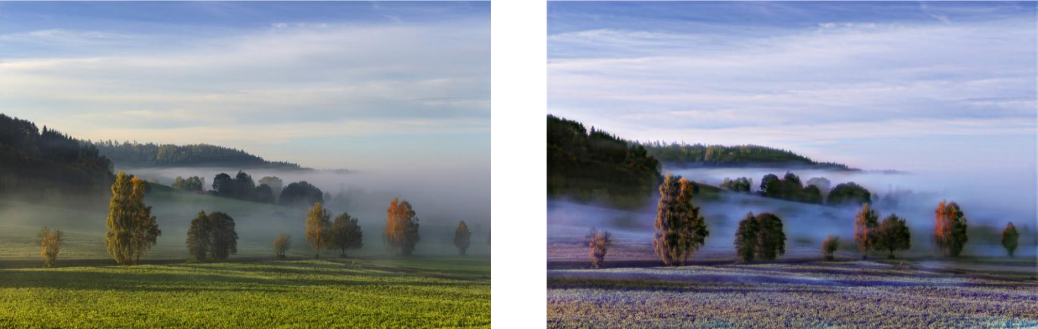 Exemple visuel tiré de Translation photoréaliste d’images haute résolution en temps réel