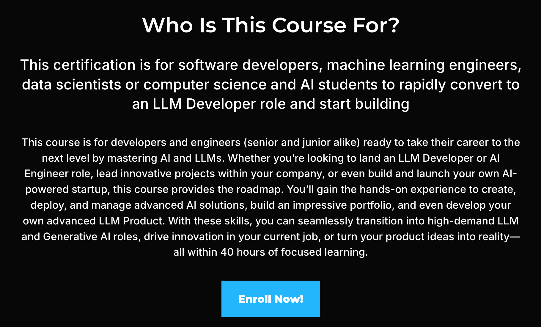 Capture d’écran de l’article « Lancement de notre cours pratique de plus de 90 leçons pour développeurs de LLMs! »